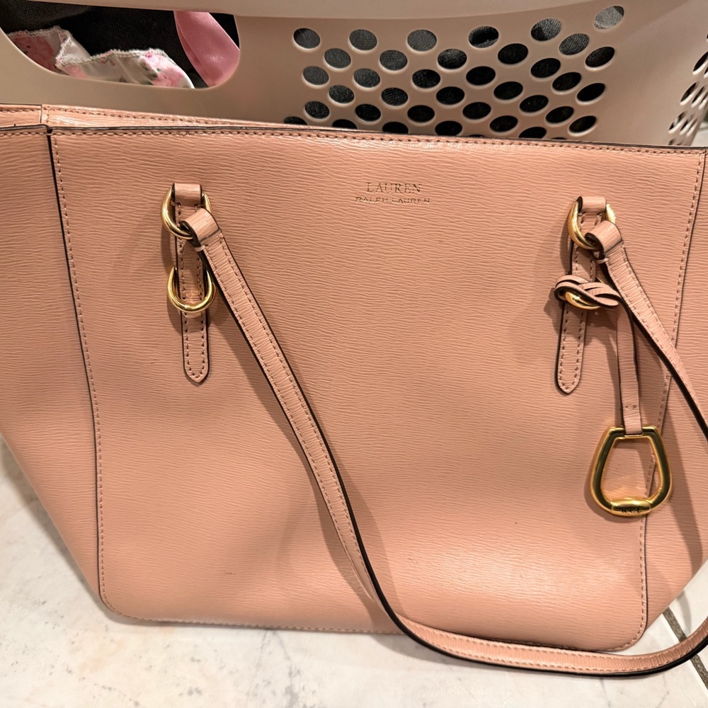 Lauren Ralph Lauren Blush Pink Tote